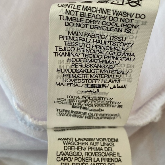 Sweaty Betty NWT Boyfriend V Neck Workout Tee White Gym T Shirt Size small - Picture 9 of 12